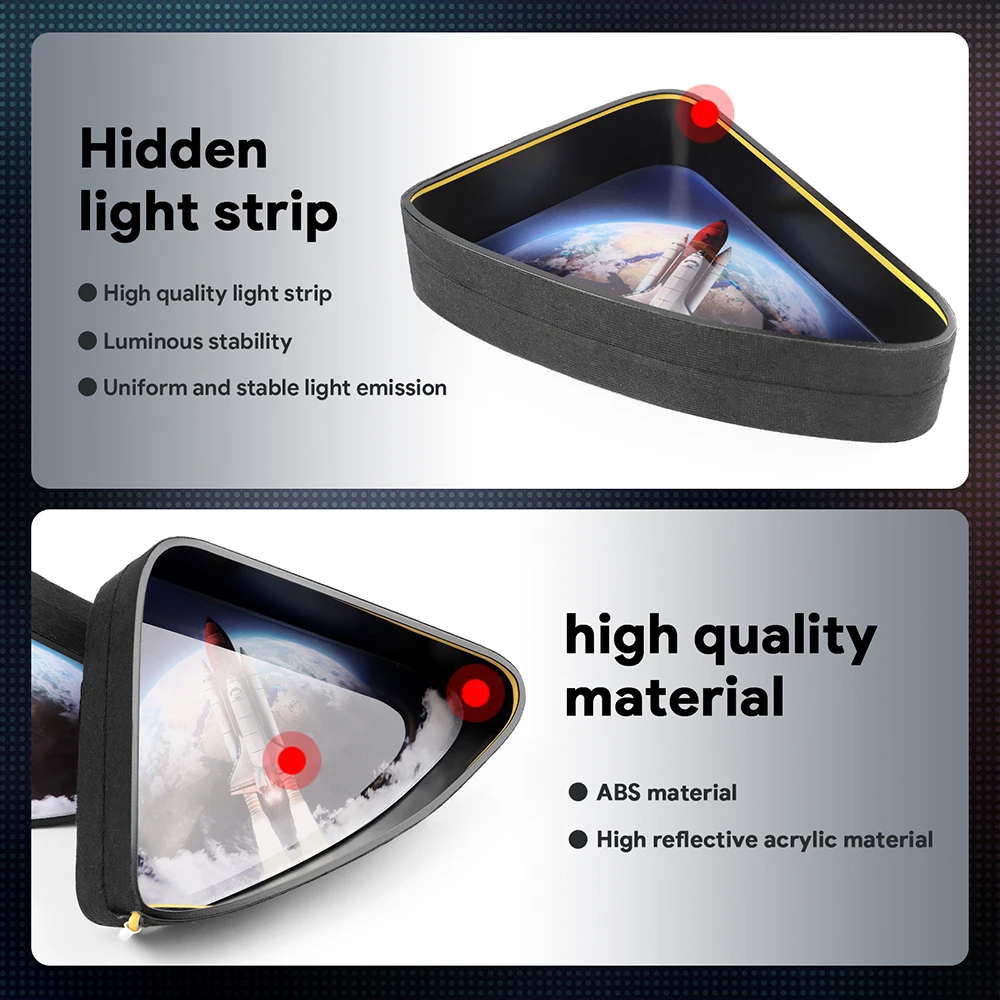 High Quality Car Rear Window Triangle Trim Light for Tesla Model 3 Model Y 2020 2021 2022 2023 Highland 2024 Lamp Accessories