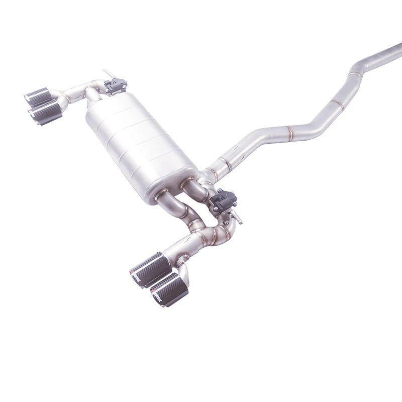 Suitable for 14-24 BMW 2 series F22 F23,F44,F45,F46,2.0T modified middle tail exhaust system silencer tube sound waves