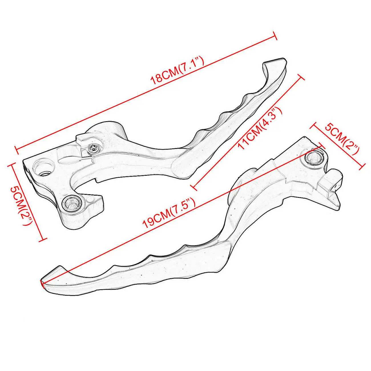 For Harley Sportster XL883 XL1200 XL 883 1200 2004-2015 Motorcycle Brake Clutch Lever Left Right Levers