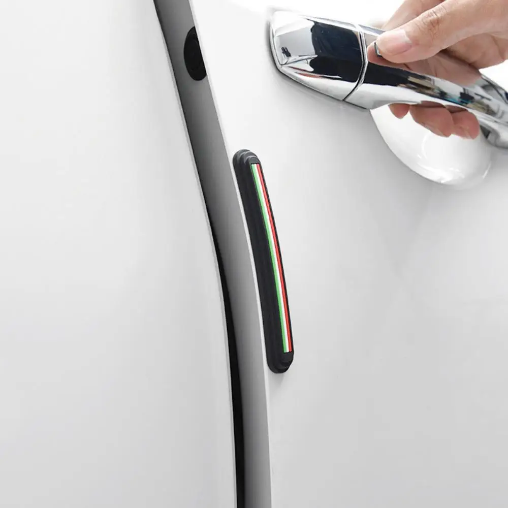 Tira Anticolisión de 3 Colores para Puerta de Coche, Adhesivo Protector Decorativo Resistente a Arañazos para Espejo Retrovisor, Protector de Apertura de Puerta de Vehículo