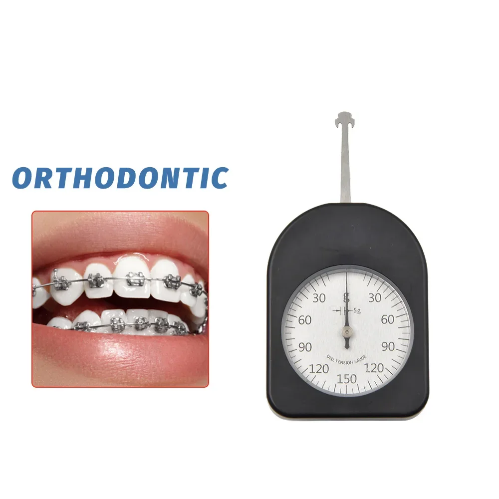 Orthodontic Dial Tension Meter Digital 100g 150g 300g 500g Force Gauge Tensioner for Measuring Forces Orthodontic Treatment