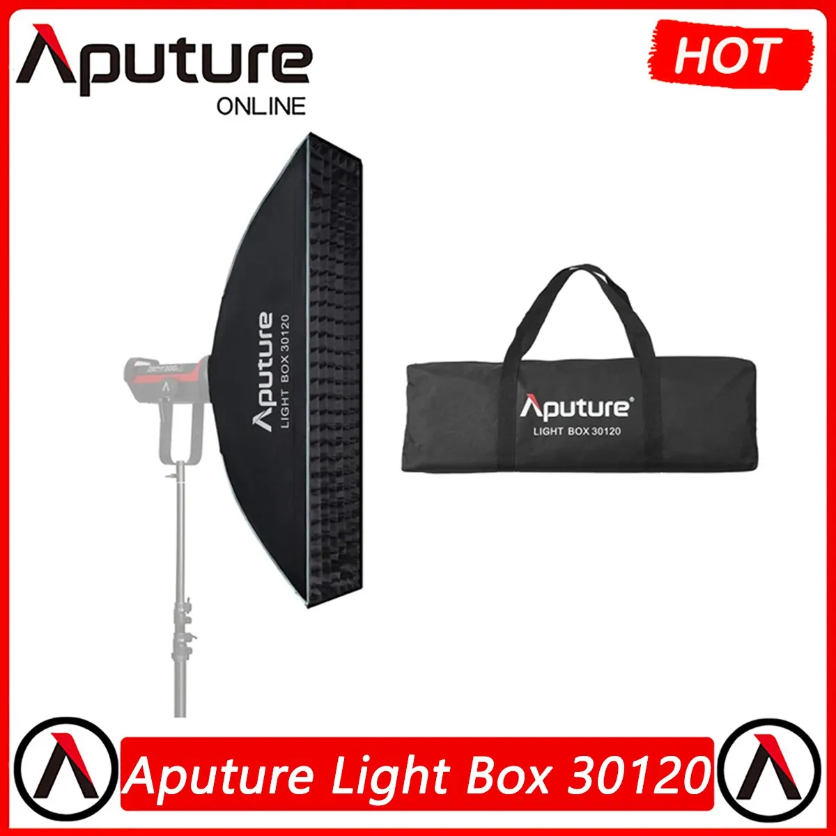 

Aputure Light Box 30×120CM Rectangular Strip Softbox for Aputure LS120dii 300dii 300x Amaran 60x/60d/100d/200d/100x/200x