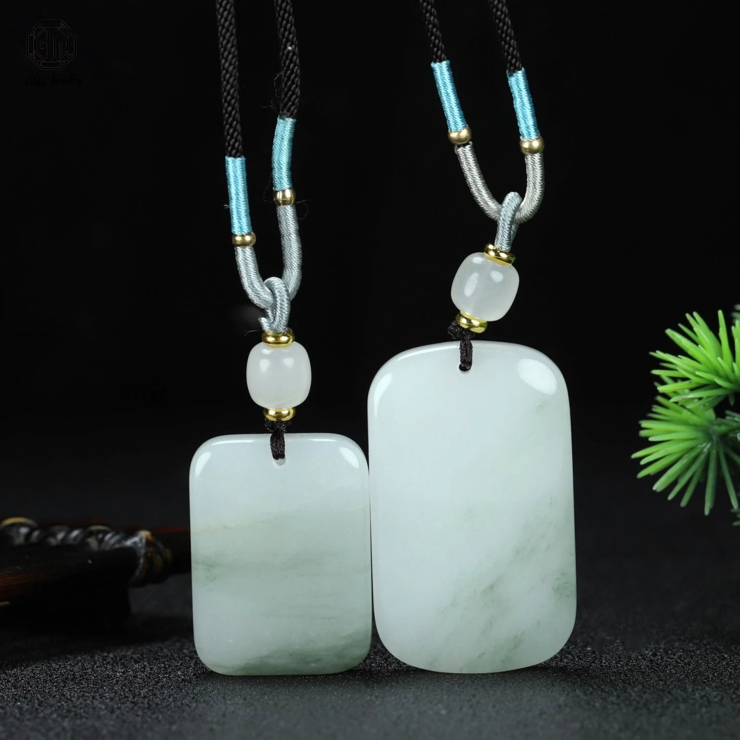 Natural Xinjiang Gold Silk Jade Tianshan Cui Peace Plaque Pendant Unisex Protective Amulet Lucky Charm Jewelry Gift