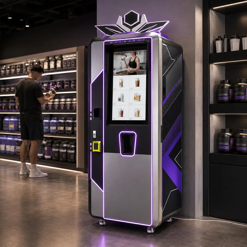 Automatic Whey Protein Powder Vending Machine, Custom Smart 32