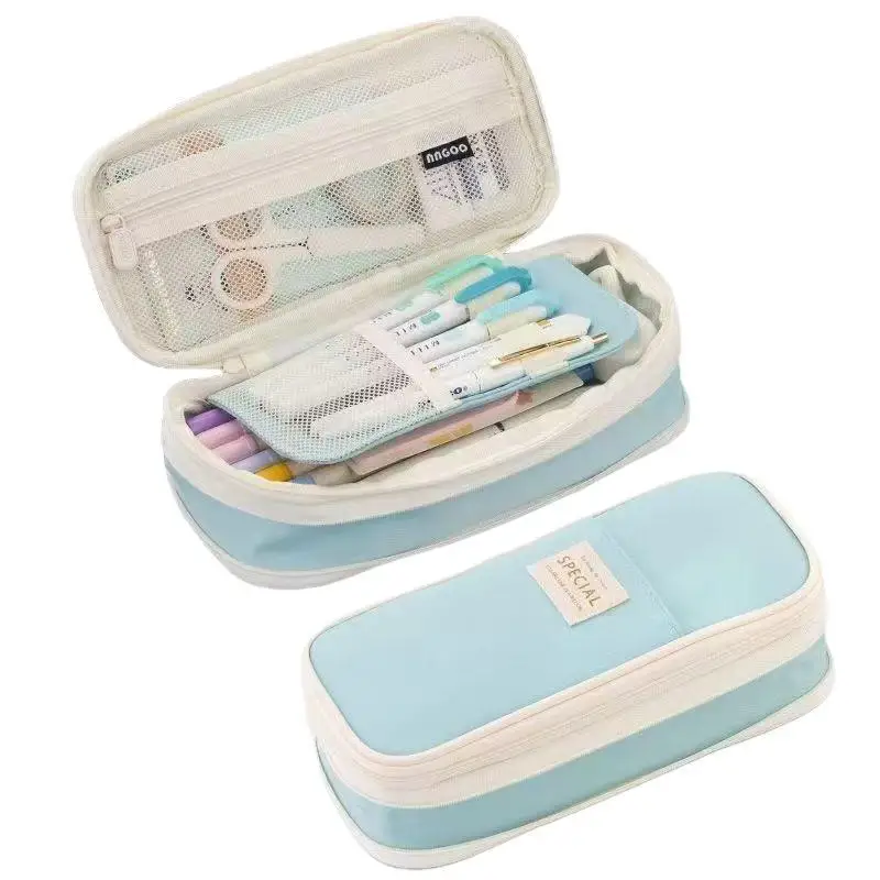 Kawaii Federmäppchen, Federtasche mit großem Fassungsvermögen, Aufbewahrungsbox für Mädchen, Büro, Studenten, Organizer, Schulbedarf – Detail 5