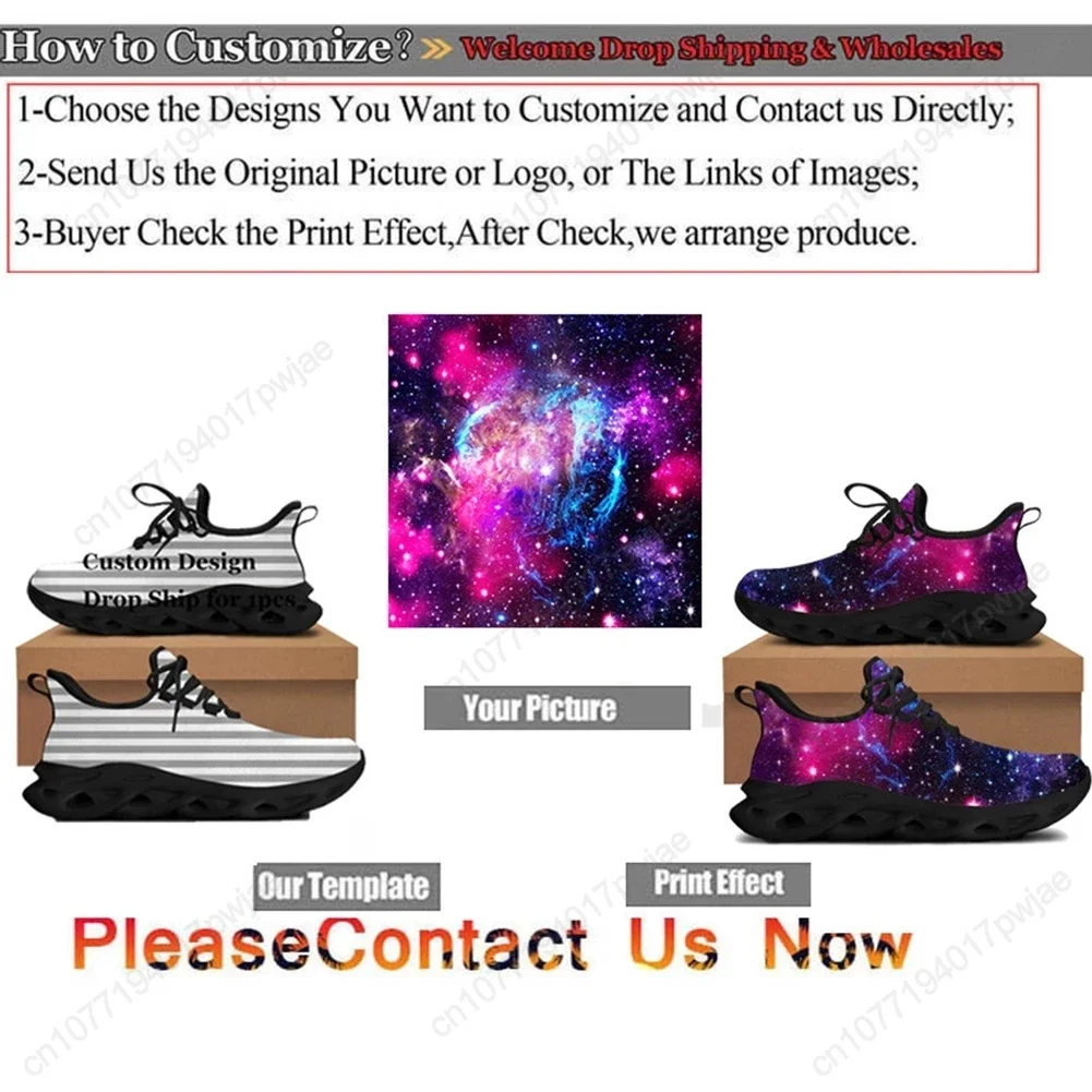 Sapatos De Plataforma De Malha Personalizados Para Mulheres, Sapatos Baixos, Personalize Seu Logotipo De Imagem, Hot Comfort Lace Up Sneakers