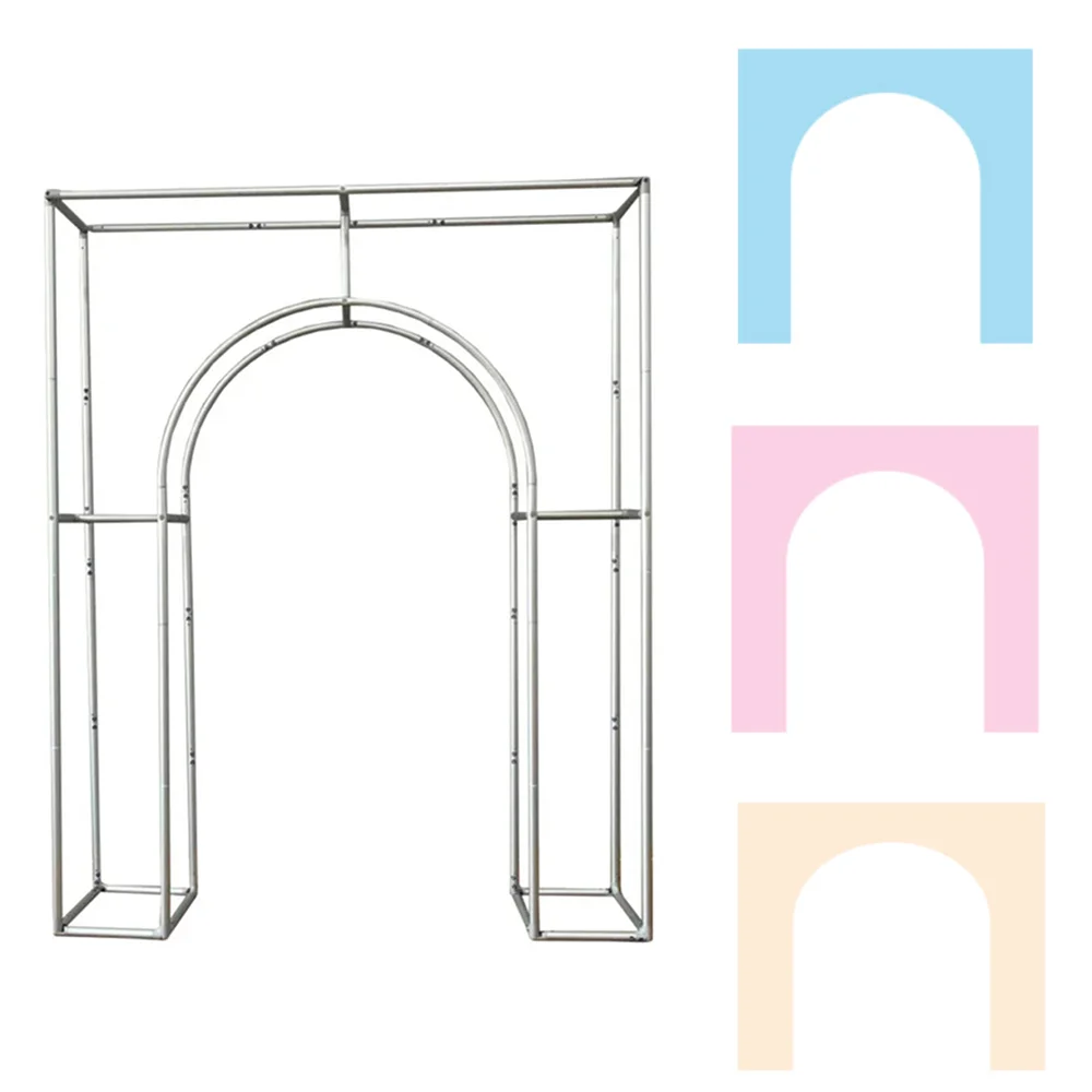 3D Wedding Arch Open Door Backdrop Stand Arch Wall For Birthday, Baby Shower, Wedding,Party Decoration, Balloon Decoration