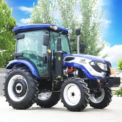 China Agricultural 25HP Tractor 4WD Household Wheel High-Horsepower Rotary Tractor Tiller Ride-On 50HP Tiller Tractor Customized