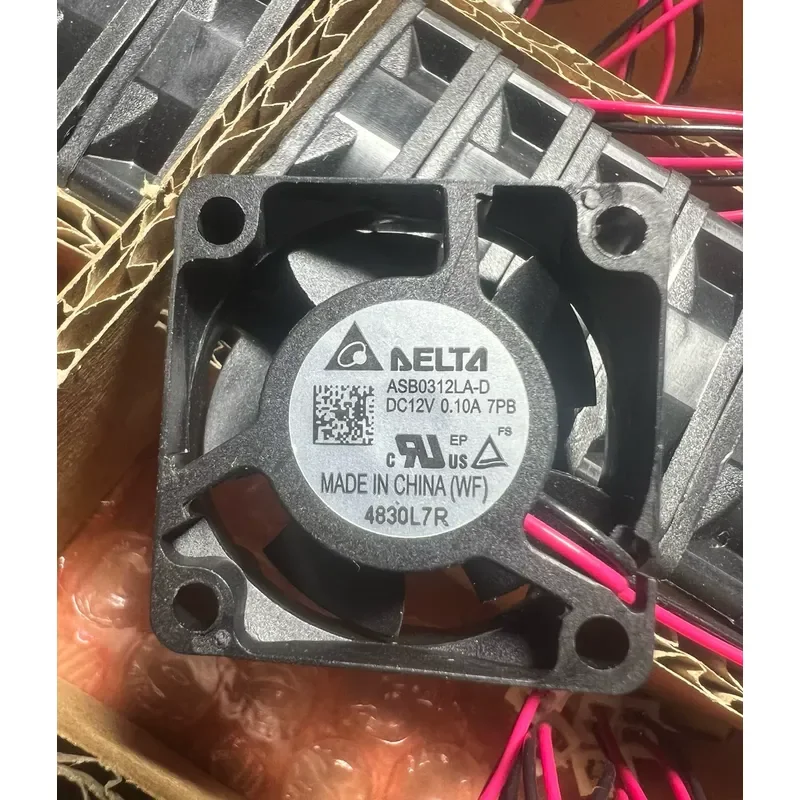 for DELTA ASB0312LA-C Original Cooling Fan 3 Wire Player Case Replacement Part High Quality Silent Blower