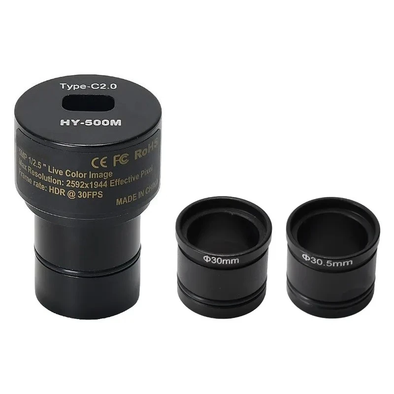 for High Definition Microscope Electronic Eyepiece Industrial Camera 5MP 30fps USB Interface with Measurement