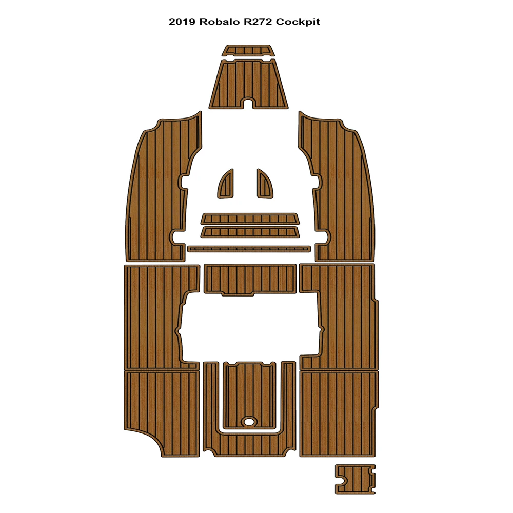 

Robalo R272 Лодка-кокпит EVA Teak Deck Напольный коврик из искусственной пены SeaDek MarineMat Style Самоклеящийся