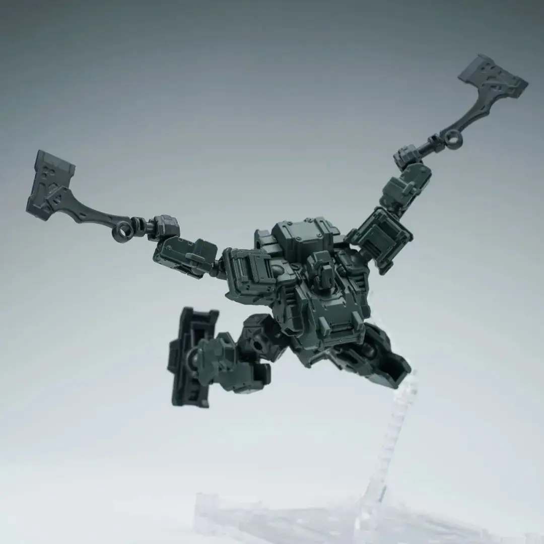 Sheik Mainland 3MIN Project MUS-A4 FortiShield 3 IN 1 Mini Assembly Mech Robot، Ketor Transfomation Mech Action Figure Boys Toys