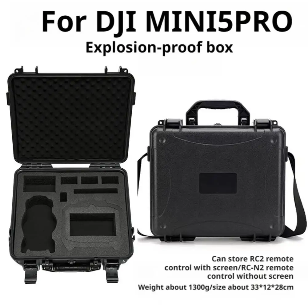 Para Dji Neo2 Pc estuche rígido impermeable a prueba de explosiones carcasa de plástico hecha a medida maleta dura ligera accesorios para drones