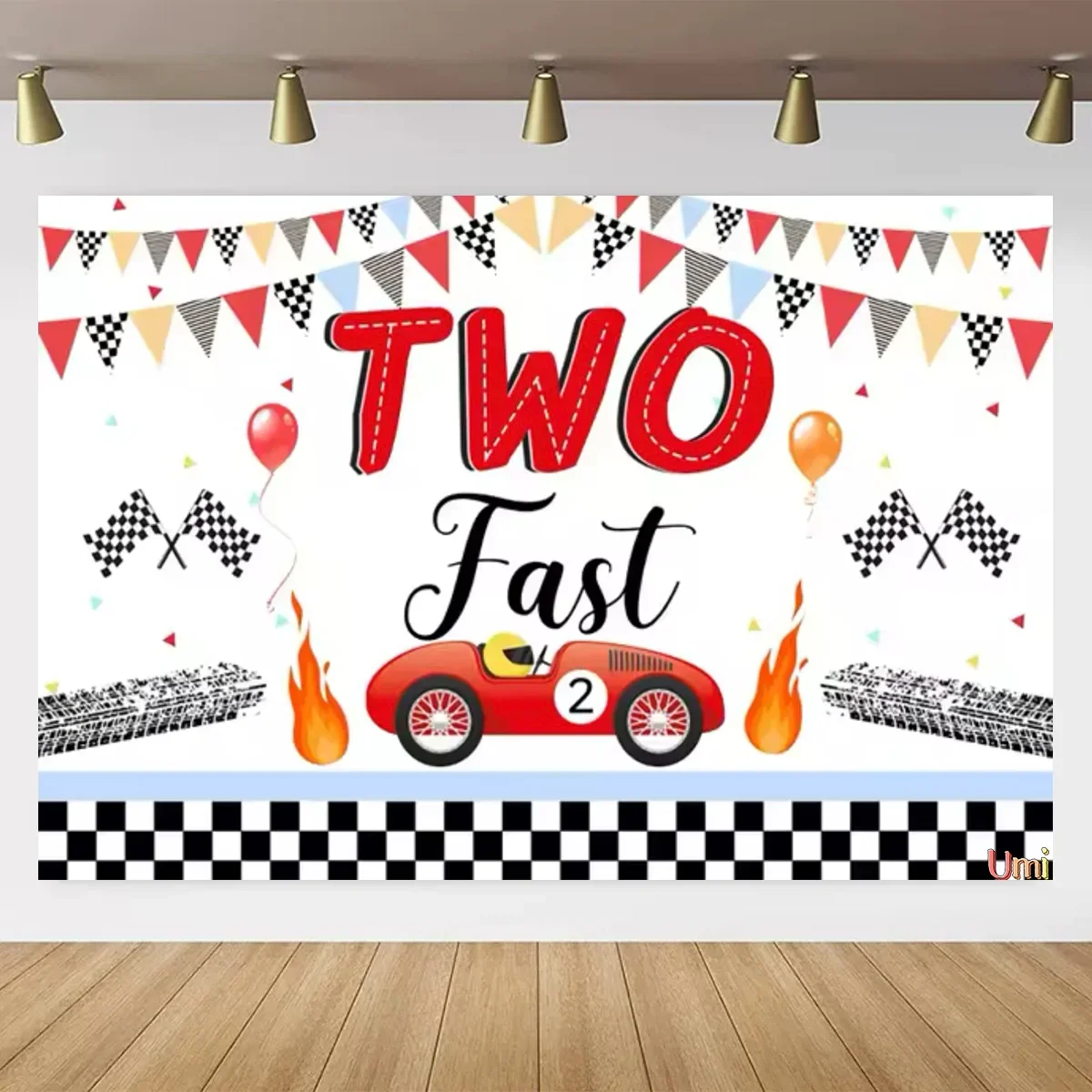 Cartoon car birthday party decoration for boys and girls' 1st birthday background photography studio train racing traffic theme