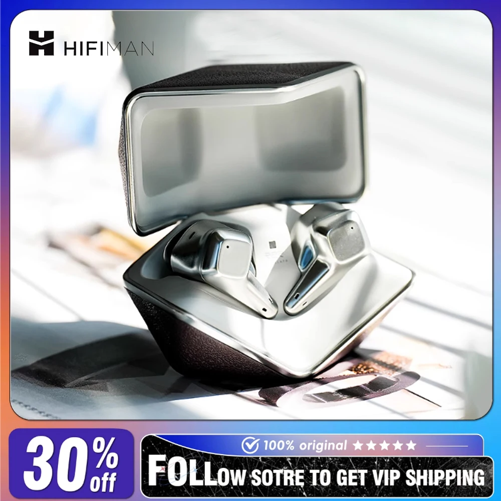 

Hifiman Svanar Wireless LE Wireless Bluetooth Earphones IPX5 Waterproof Active Noise Cancellation ANC/HIFI Mode LDAC HD Earphone