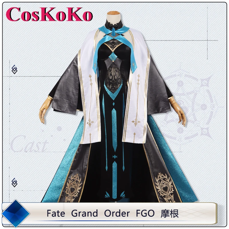 【Customized】CosKoKo Morgan Cosplay Game Fate/Grand Order FGO Costume Sweet Elegant Uniform Halloween Party Role Play Clothing