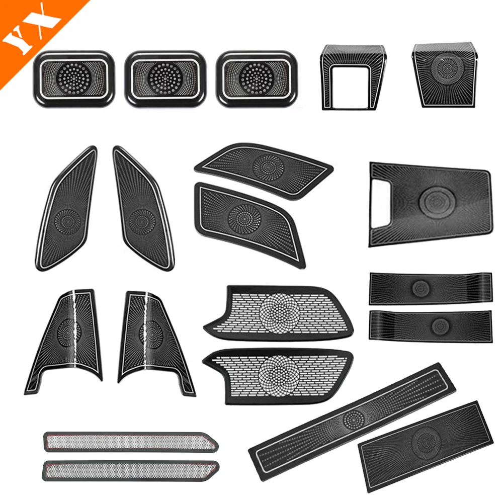 

For Toyota ALPHARD VELLFIRE 40 Series 2024-2026 Car A-Pillar Horn Cover,Instrument Horn Cover,Door Horn Cover,Air Vent Cover