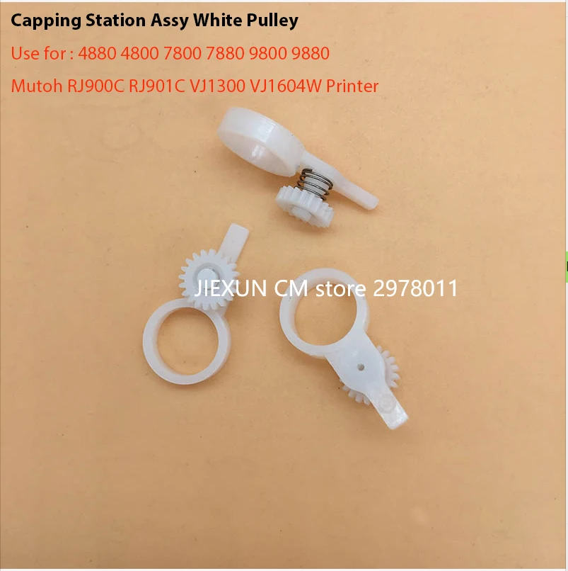 3PCS Mutoh Ink Pump Gear for 4880 7800 7880 9880 9800 Mutoh VJ1604 VJ1304 RJ900 Ink Capping Pump Assembly Motor Pulley Clean Kit