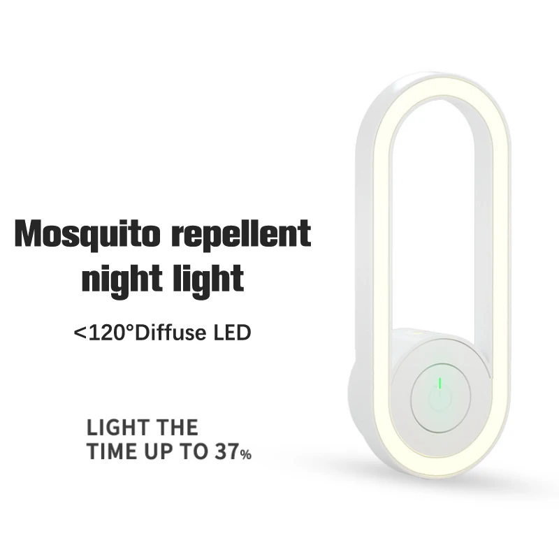 Ultrasonic Mosquitoes Repeller Led Night Light Bugs Killers Outdoor Indoor Electric Night Lamp Fly Trap Bugs Capture Killers