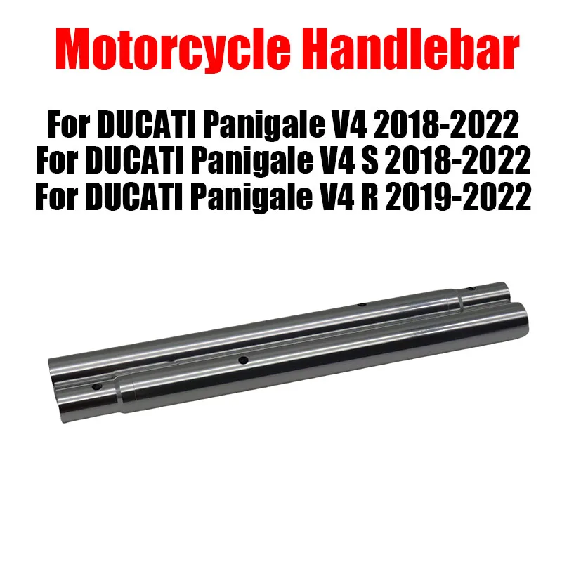 

For Ducati Panigale V4 V4S V4R Handlebar 2018-2022 22mm Black Aluminum Alloy Handle Bar Hand Grip Steering Wheel Motorcycle