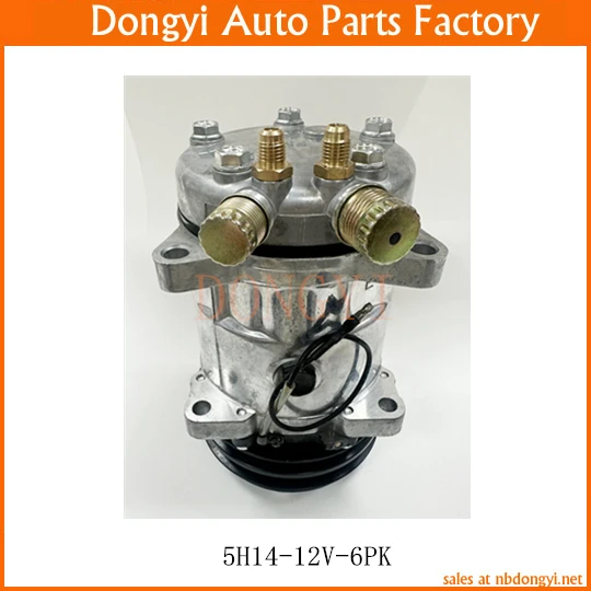 AC Compressor 5H14-12V-6PK 5H14 6PK 12V FOR 508