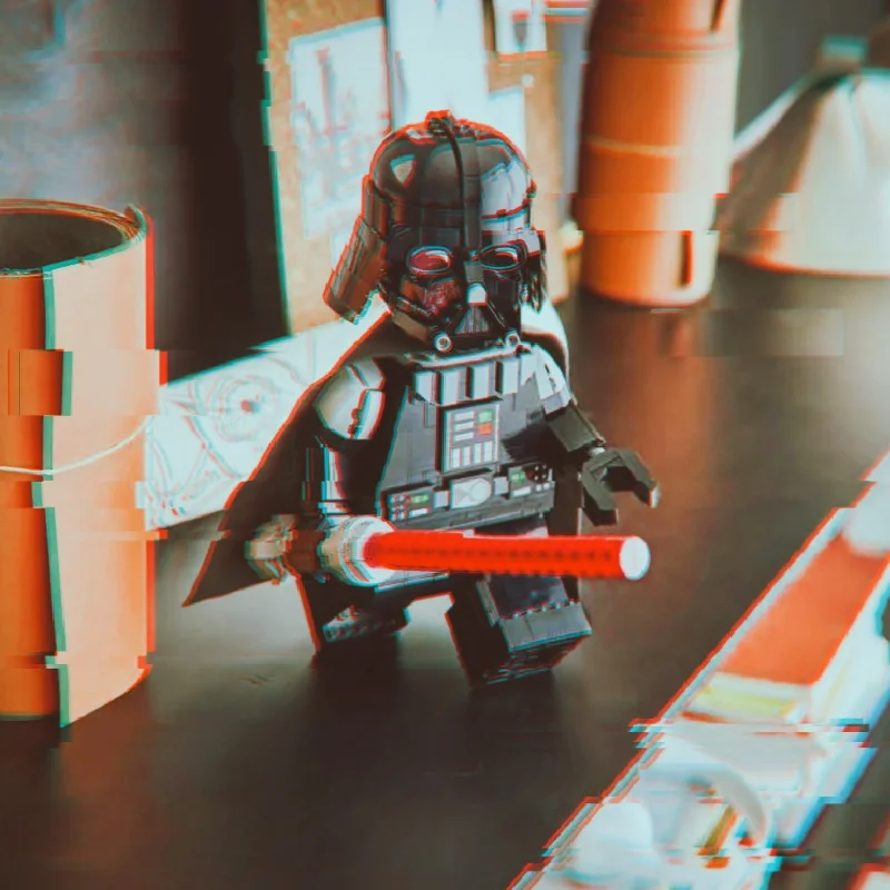 2026 Neue Dark Warrior Serie Modellbausatz Kreative Montage Ausstellungsstücke Heimdekoration Spielzeug Urlaubsgeschenke für Erwachsene 1028 Teile