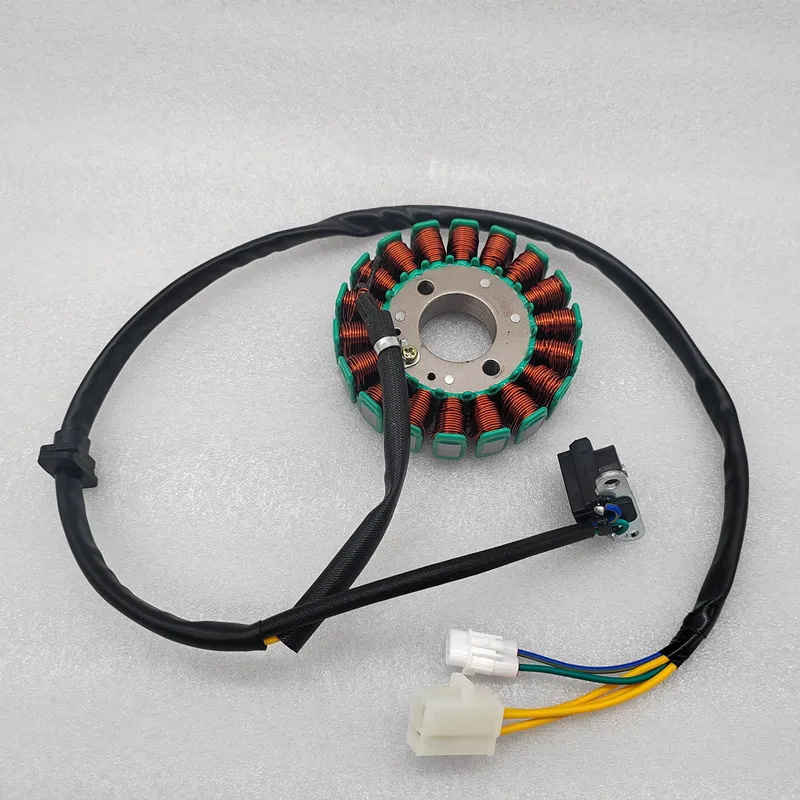 

Suitable for pedal motorcycles with 18 pole magneto coils GY6 electronic injection stator coil
