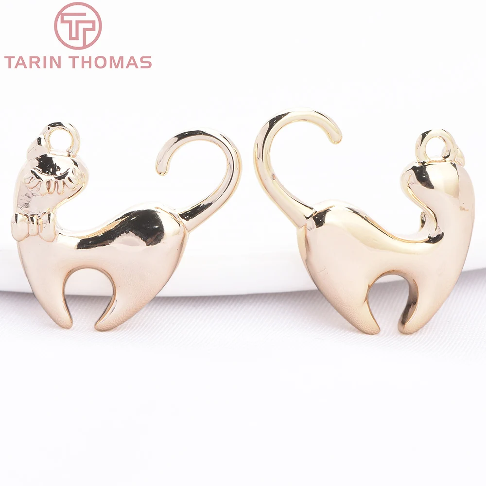(9376) 24K Gold Color Brass with Zircon Animal Series Snail Elephant Shaped Pendants High Quality Diy Jewelry Making Accessories