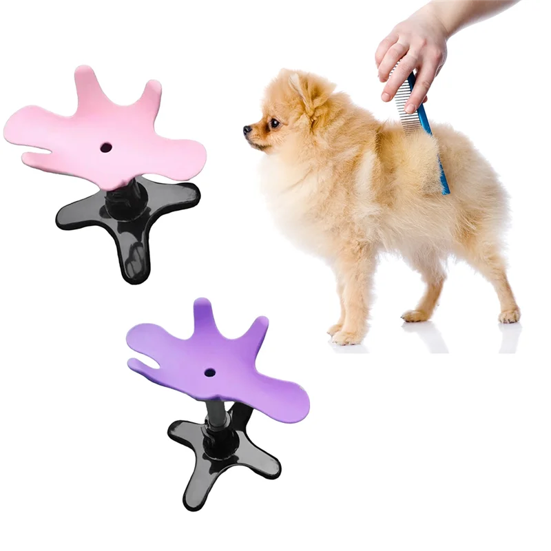 Y42A-Dog Grooming Beauty Fixed Table Base Frame Adjustable Removable Grooming Fixing Table Metal Universal Pet Bath Fixer