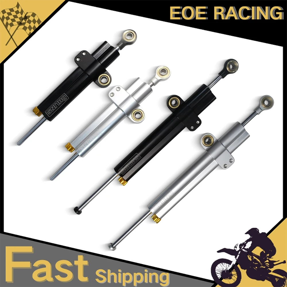 

For Ohlins Yamaha YZF-R3 YZF-R6 TDR 250 CS3C CS5 SR1SR125 XJR1300 Kawasaki MT07 MTO9 ZX6R 260/365MM Suspension Steering Dampers