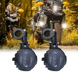 Motorcycle Auxiliary LED Fog lights Spotlight For BMW R1200GS F800GS For Yamaha MT07 MT09 For CRF1000L Africa Twin For Kawasaki