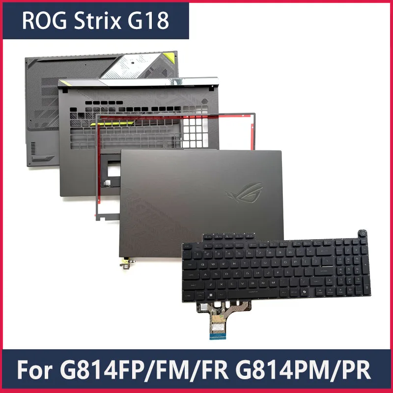 For Rog Strix G18 2025 G814Fm G814P G814L G834J Laptop Abcd Shell Accessories Bottom Shell 18inch Keyboard Shell Bottom