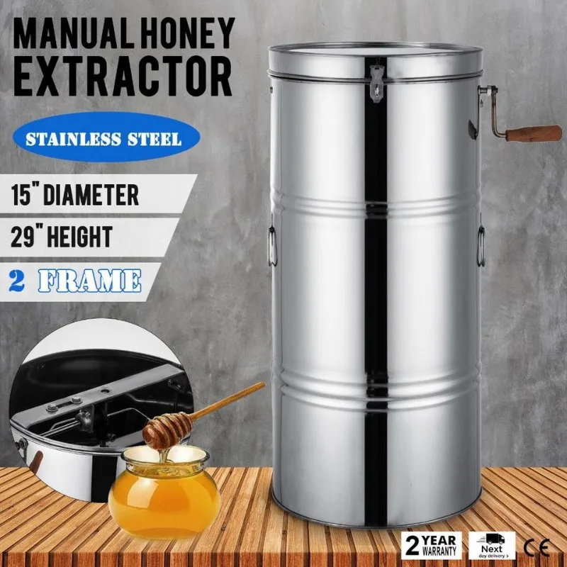 304 honey shaker 1.1 Thickened honey separator, seamless welding honey extractor, beekeeping tool