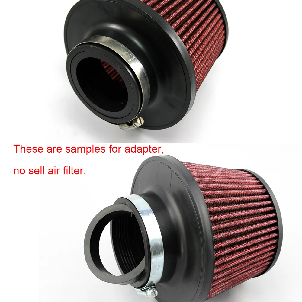 Reduce Adapter for 76mm 3inch Cone Air Filter 76mm to 70mm 63.5mm 60mm Universal Rubber Reducing Ring 3inch to 2.75inch 2.5\'\'