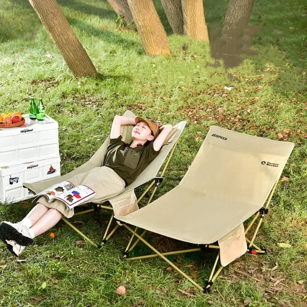 

Be suitable for Lightweight Poratable Beach Chair Folding Moon Chair Adjustable Backrest Hiking Picnic Seat Camping Outdoor Loun