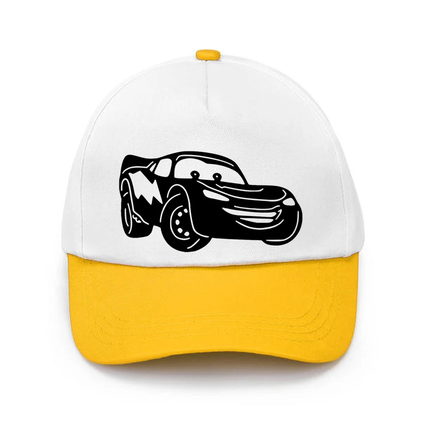 Sun Protection Sport Baseball Cap Four Seasons Adjustable Men Women Car Cartoon Print Fashion Hip Hop Hat Add Your Design