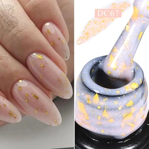 MSSIIII 7ml Gummi -Basis -Glitzergelgel Seal Golden Gold Pink Basi Gel Superior Summe Outside UV LED Nail Art Lack Maniküre 8 Hauptverkaufsbluse Siejoulas Rosa - №6