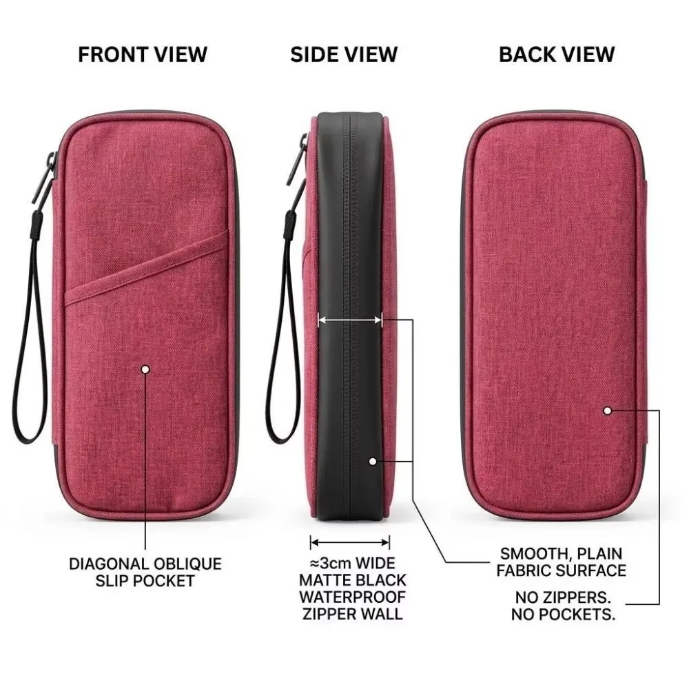 Portable Shockproof Insulin Cooling Bag Waterproof Thermal Insulated Pocket Pill Protector Reusable Pen Bag for Diabetics