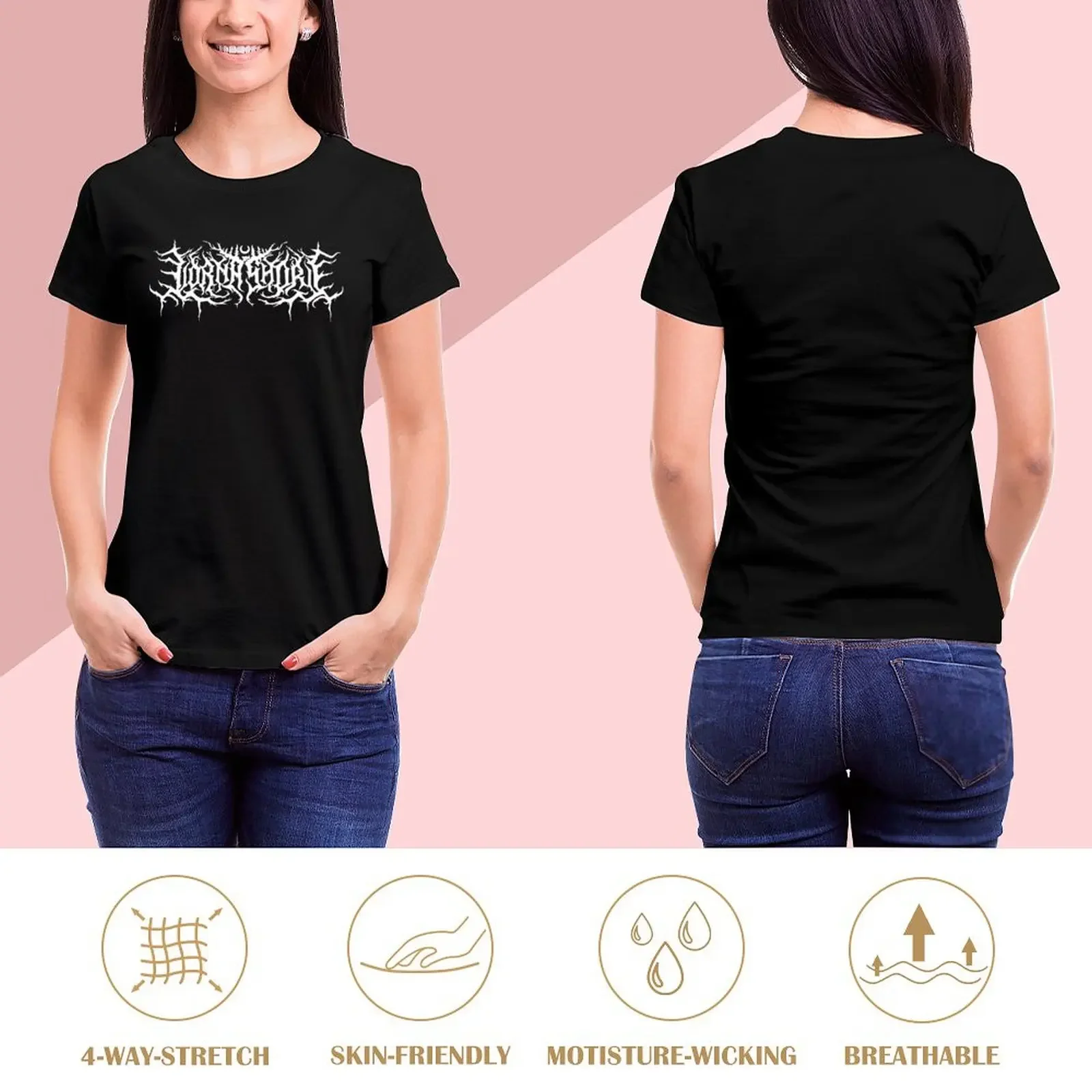 Lorna shore logo classic t shirt T-Shirt summer tops sports fans animal print shirt for girls t shirts for Womens