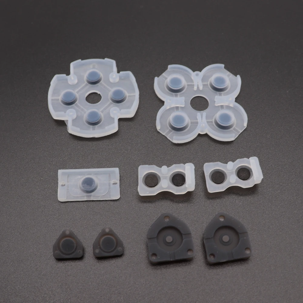Silicone Conductive Rubber Adhesive Button Pad Keypads for Sony  DualShock 4 PS4 Pro Slim Controller Gamepad