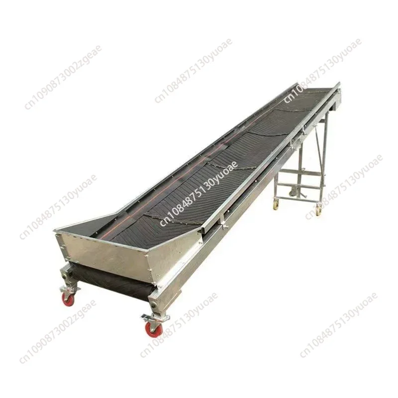 Lifting and folding household assembly line elevator bulk material conveyor