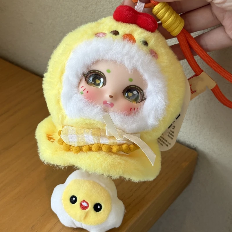 Nouveau mignon dessin animé poupée en peluche porte-clés fille sac à dos Animal pendentif garçon voiture dessin animé pendentif décoratif cadeau d'anniversaire de noël