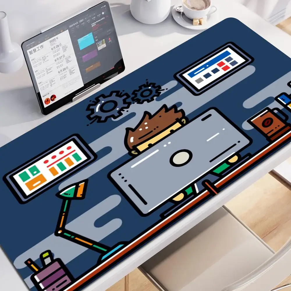 

Python Programmer Eat Code Sleep Mouse Pad Printing Computer Mens Anime Gaming Table Carpet Gamer Play PC Keyboard Desk