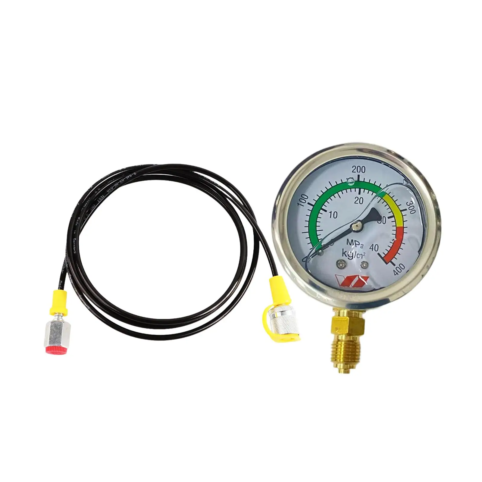 M16*2‐BSP1/4 with Gauge Fitting High Performance Premium Hydraulic Test Hose