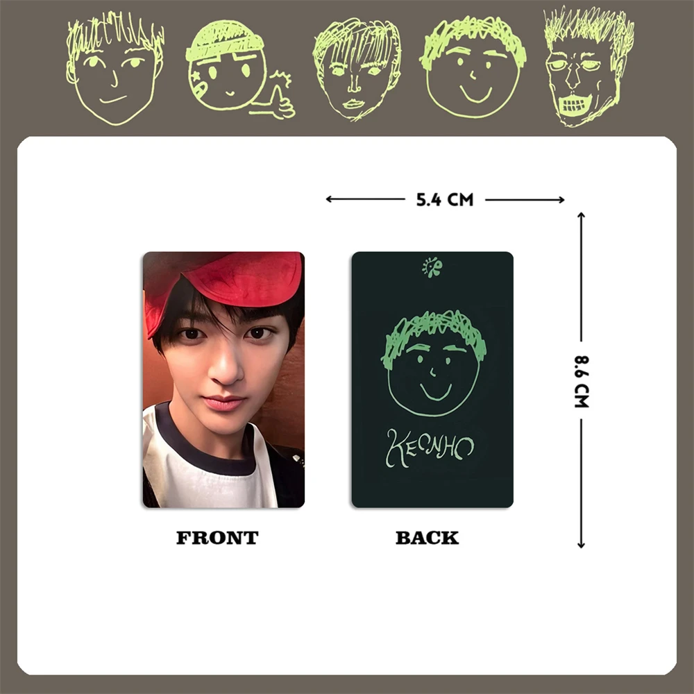 10개입 KPOP 코르티스 포토카드 2026 시즌 그리팅스 멤버 양면 엽서 주훈 제임스 마틴 케온호 로모 카드 팬 선물