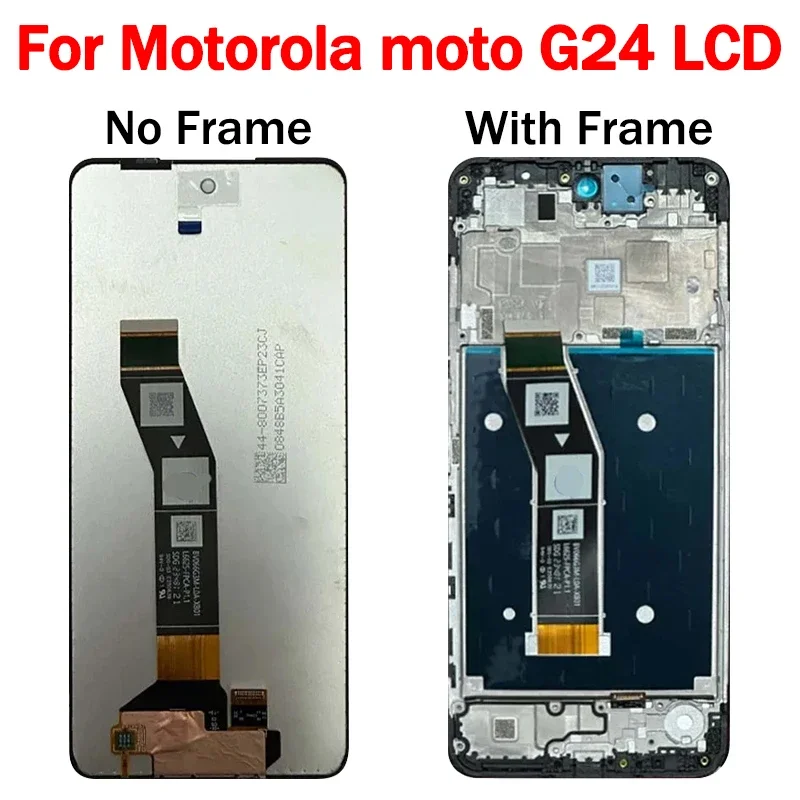 6.56“AAA+ For Motorola Moto G04 LCD XT2421-2 Display Touch Panel Digitizer For Moto G24 XT2423-2 LCD For G24 Power Display