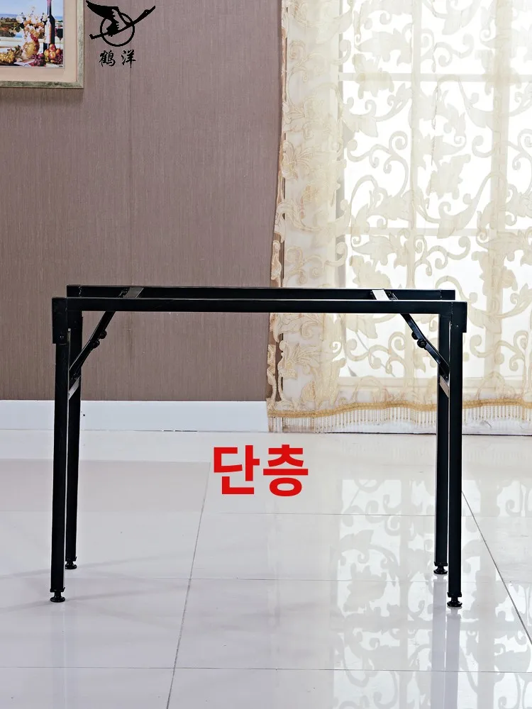 Spring Loaded Stackable Reinforced Metal Shelf Outdoor Field Stand Adjustable Height Storage Organizer Modern Simple... 썸네일 4