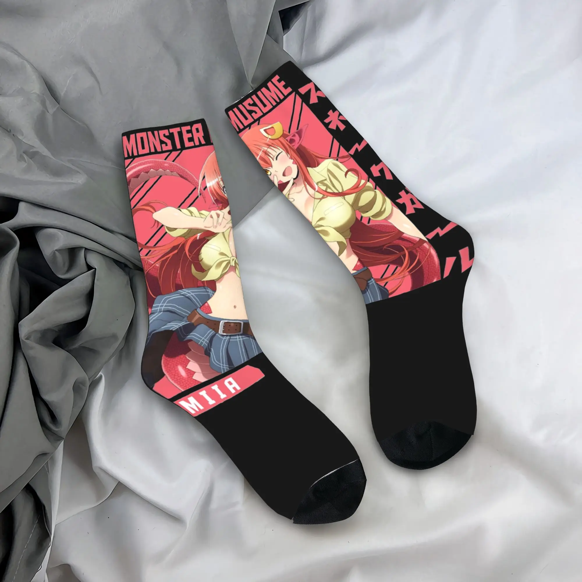 

Чулки Uma Musume, мужские носки, качественные забавные носки, весенние велосипедные противоскользящие носки на заказ, подарок на день рождения