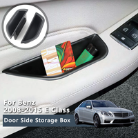 Storage Box For Benz E-Class W212 Sedan E200 E300 E350 E400 2010 2011 2012 2013 2014 2015 2016 Door Handle Container Accessories