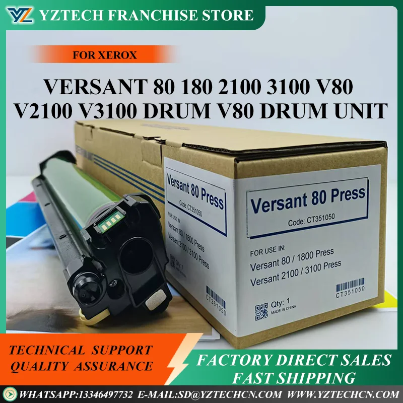 

1X Drum V80 150000 Pages Drum Unit FOR XEROX V180 Drum Unit For Xerox Versant 80 180 2100 3100 V80 V2100 V3100